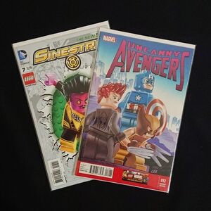 Marvel Uncanny Avengers - DC Sinestro - Lego Minifigure Variant Comic Covers